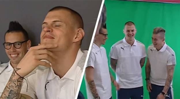 Škrtel, Hamšík a Kucka sa pokúšali nahrať TV spot pre RTVS! (VIDEO)