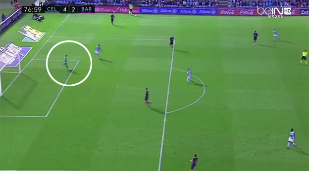 Ter Stegen a jeho hrôzostrašná rozohrávka na kopačku hráča Celty Vigo, ktorá rozhodla o prehre Barcelony! (VIDEO)