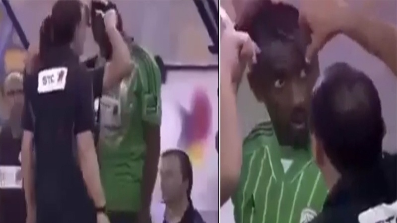 Futbalista v Saudskej Arábii mal anti-islámsky účes, musel sa ostrihať priamo na ihrisku! (VIDEO)