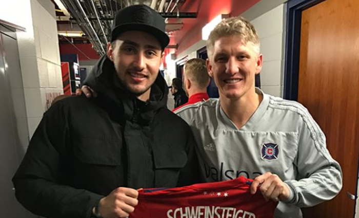 Tomáš Jurčo s veľkou poctou: Na futbalovom zápase v Chicagu mu svoj dres venoval Schweinsteiger! (FOTO)