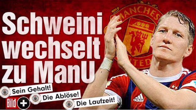 Dohodnuté: Schwein steiger prestupuje do Manchestru united!
