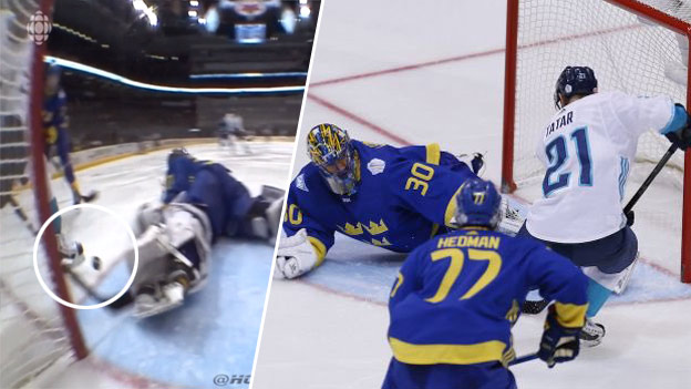 Mal platiť Tatarov rozhodujúci gól? Pozrite si detailný záber ako trafil puk korčuľou! (VIDEO)