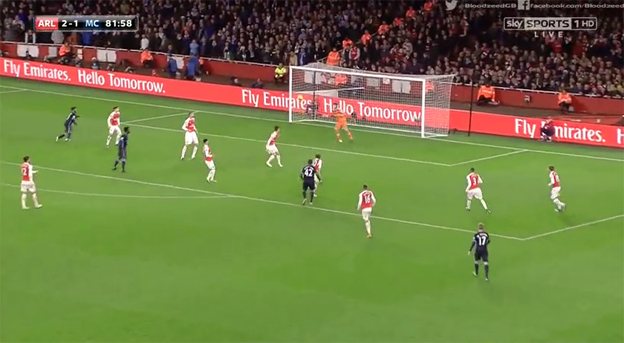 Yaya Touré vymietol pavučiny v bránke Arsenalu (VIDEO)