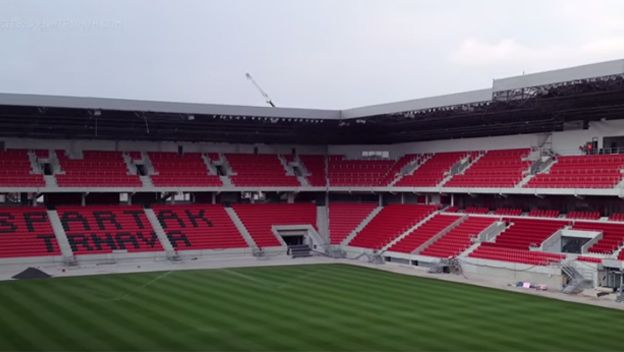 City Arena: Najnovšie zábery na krásny štadión Trnavy 18 dní pred slávnostním otvorením (VIDEO)