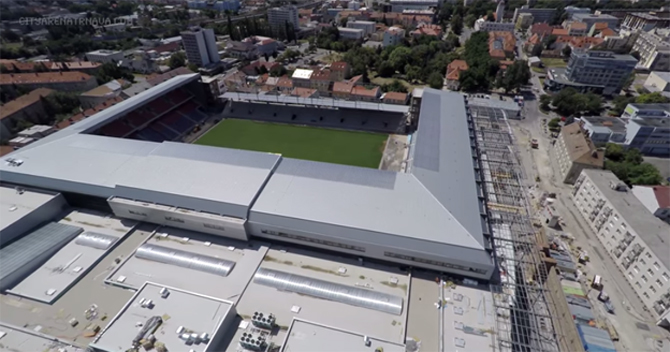 Nový Štadión Trnavy je takmer dokončený: Pozrite si najnvošie zábery z letiaceho drona