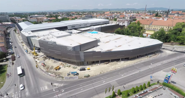 Nová City Aréna už rastie do krásy: Pozrite si najnovšie zábery z letiaceho dronu!