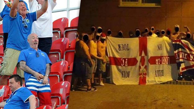 Vyprovokovaní fans Trnavy ukradli hosťom z Linfieldu vlajky! (VIDEO)