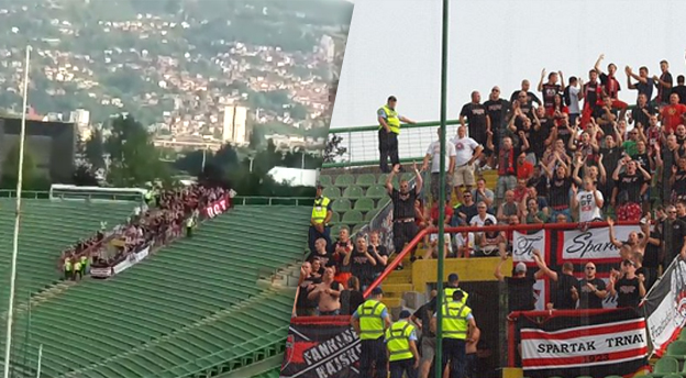 Toto sú fanúšikovia Trnavy: Atmosféru v Sarajeve museli robiť Spartakovci! (VIDEO)