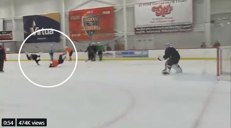 Ako Radko Gudas na tréningu zranil elitného spoluhráča, ktorý od zlosti odhodil hokejku! (VIDEO)