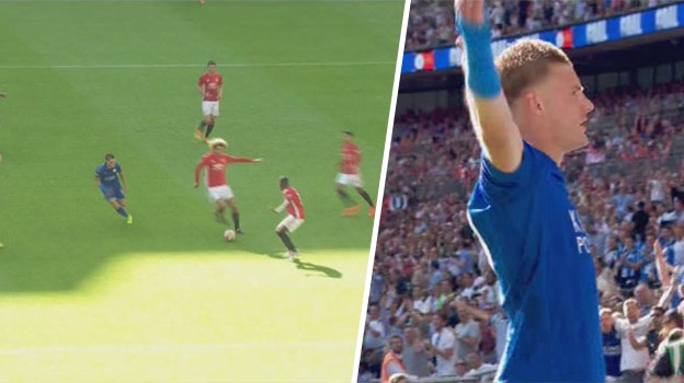 Jamie Vardy a jeho gól proti Manchestru United, prihrával mu naň Fellaini! (VIDEO)