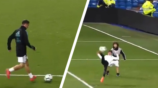 Gény sa jednoducho nezaprú: Cristiano Junior s parádnym gólom na tréningu Realu. Centroval mu Lucas Vázquez! (VIDEO)