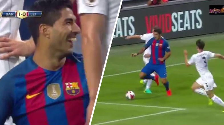 Nezastaviteľný Suarez a jeho gól do siete Leicestru! (VIDEO)