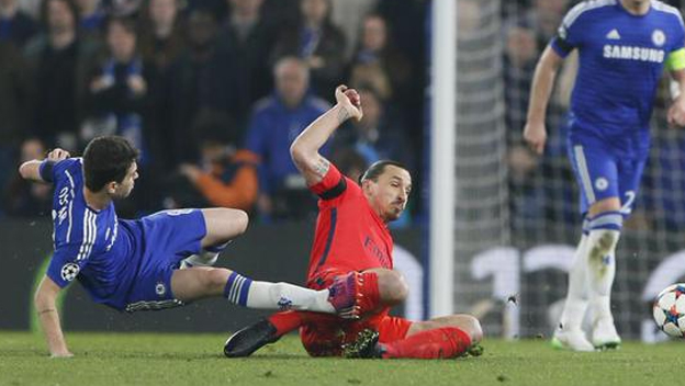 Chybné vylúčenie Ibrahimoviča v zápase s Chelsea