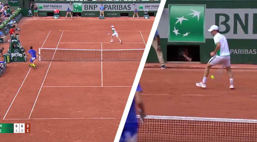 Dominic Thiem a Bernard Tomic sa postarali o zrejme najkrajšiu výmenu na Roland Garros! (VIDEO)