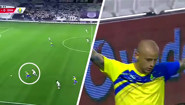Vlado Weiss strelil v Katare gól po úžasnom sóle takmer od polovice ihriska (VIDEO)
