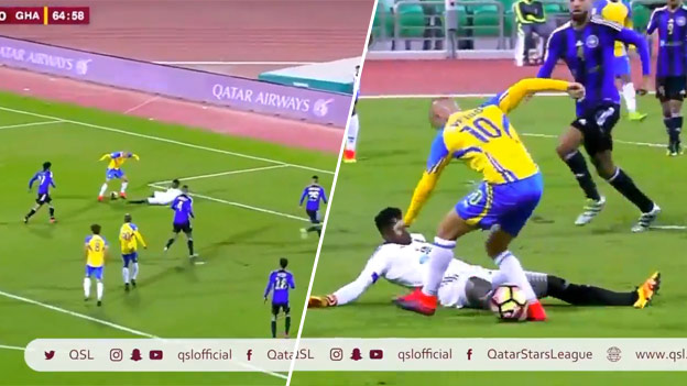 Vlado Weiss si parádnym gólom vychutnal obranu súpera v katarskej lige! (VIDEO)