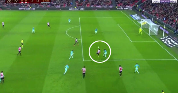 Futbalisti Bilbaa krásnou akciou na jeden dotyk totálne znemožnili obranu Barcelony! (VIDEO)