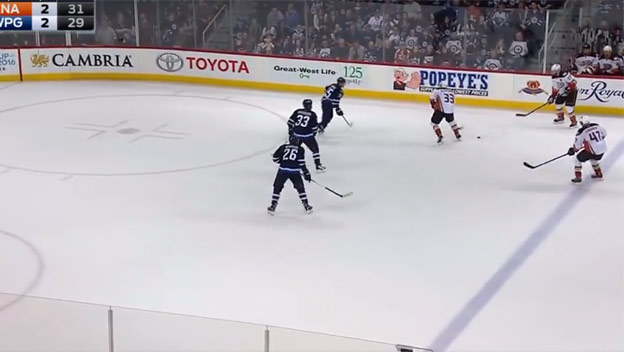 Hráči Winnipegu predviedli hrôzostrašné bránenie v predĺžení! (VIDEO)