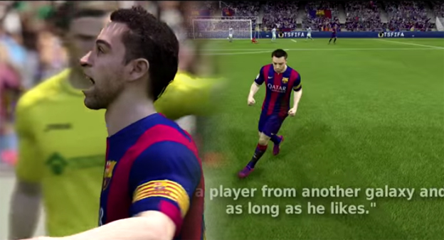 Najkrajšie momenty Xaviho prerobené do hry FIFA 15