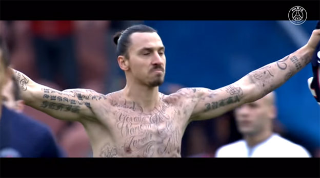 PSG v nadupanom videu ďakuje Zlatanovi Ibrahimovičovi (VIDEO)