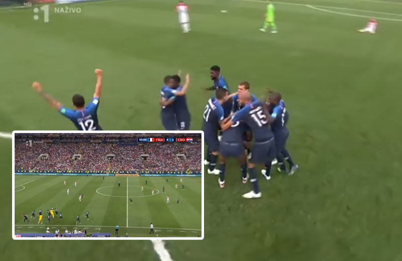 Radosť futbalistov Francúzska po triumfe vo finále Majstrovstiev Sveta (VIDEO)
