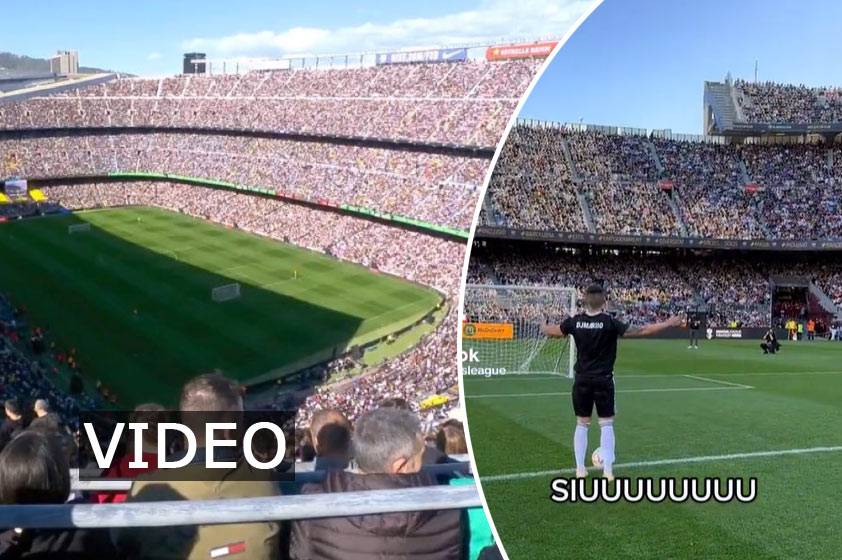 Futbalista predviedol v Barcelone Ronaldovu oslavu. Reakciu zaplneného Camp Nou nikto nečakal