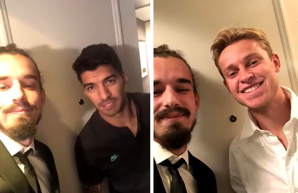 Český Youtuber sa v Prahe tajne dostal do hotela Barcelony a klopal hráčom na dvere! (VIDEO)