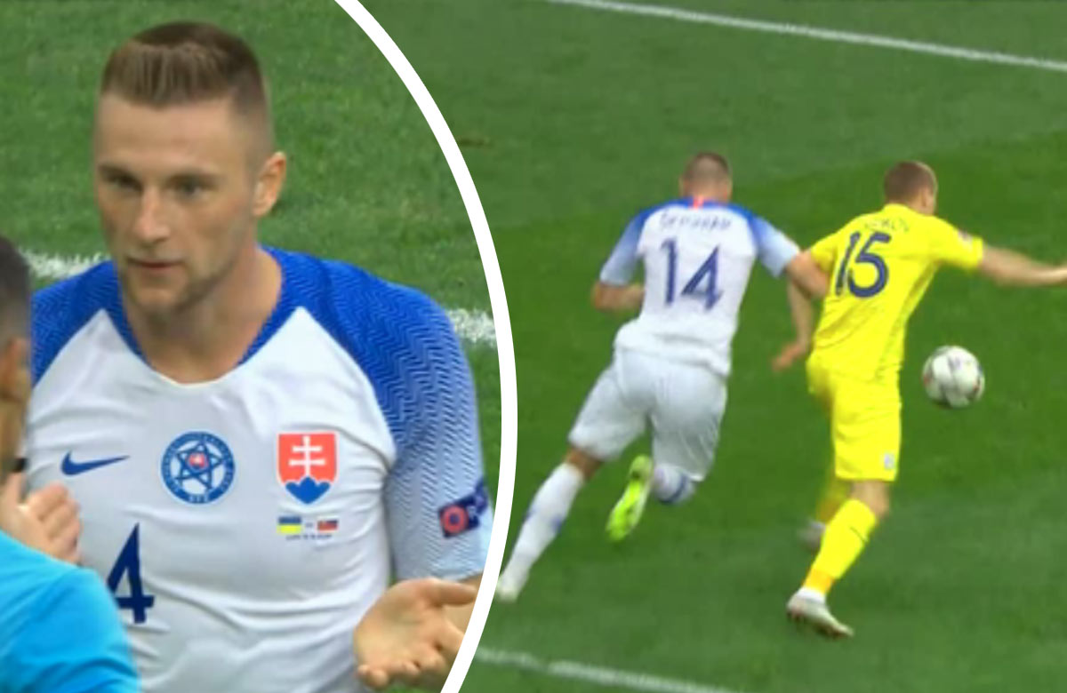 Fauloval Škriniar alebo nie? Ukrajina vyhrala nad Slovenskom po spornej penalte! (VIDEO)