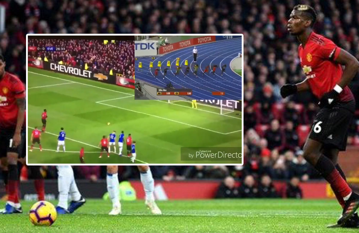Komická penalta Pogbu proti Evertonu baví internet. Usain Bolt stihol rýchlejšie zabehnúť stovku! (VIDEO)