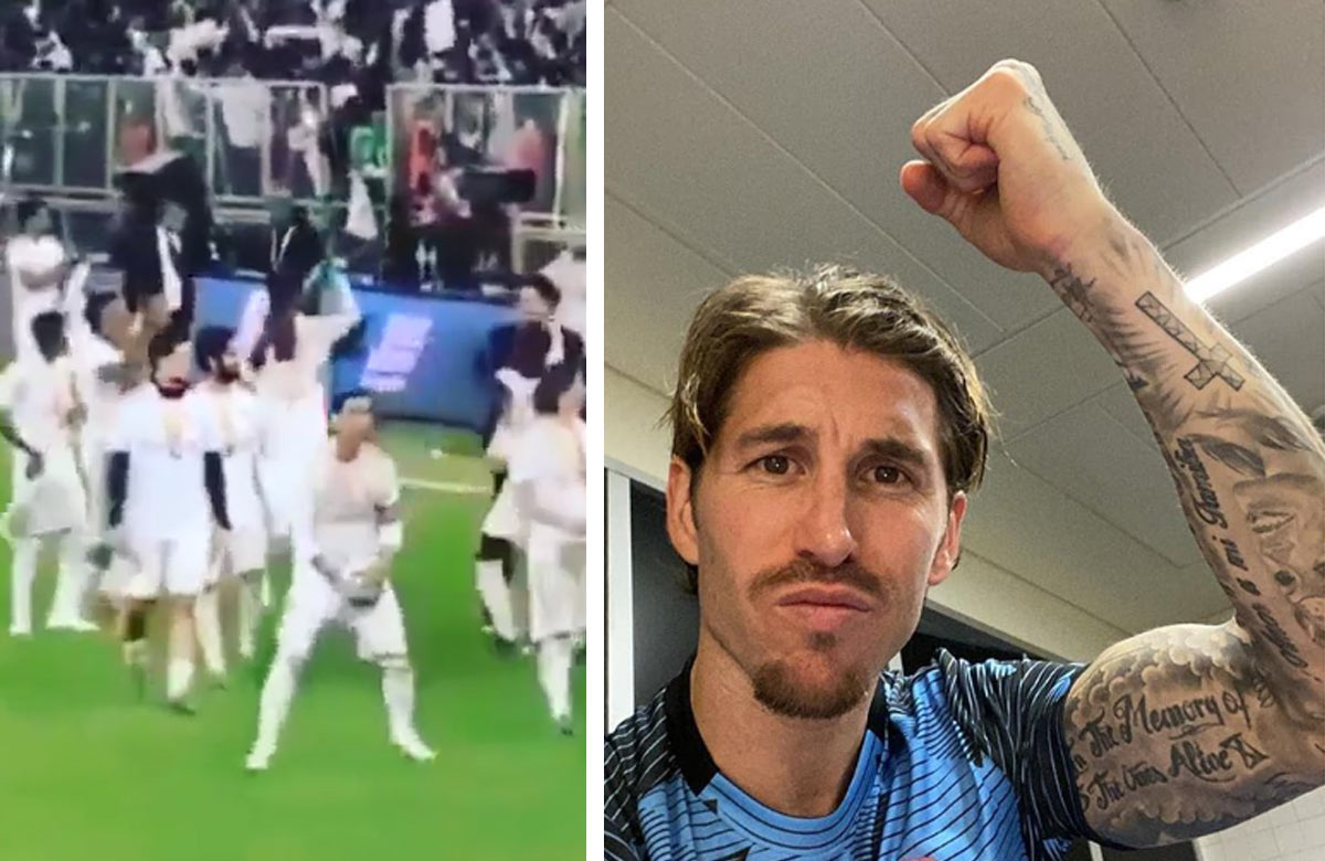 Sergio Ramos tancom po finále španielskeho superpohára baví fanúšikov (VIDEO)