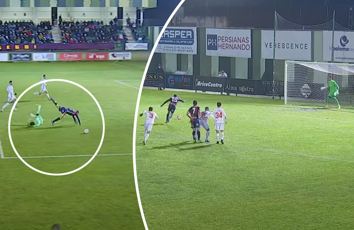 VIDEO: Futbalista v Španielsku skúšal na Greifa Panenkovu penaltu