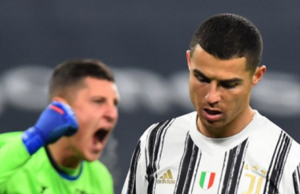 Ronaldo zahodil penaltu proti Atalante (VIDEO)