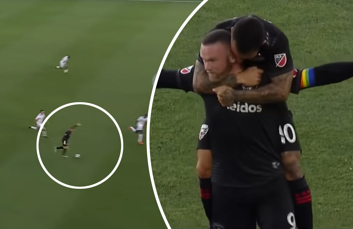 Wayne Rooney s fantastickým gólom v MLS: Angličan napálil loptu z vlastnej polovice! (VIDEO)