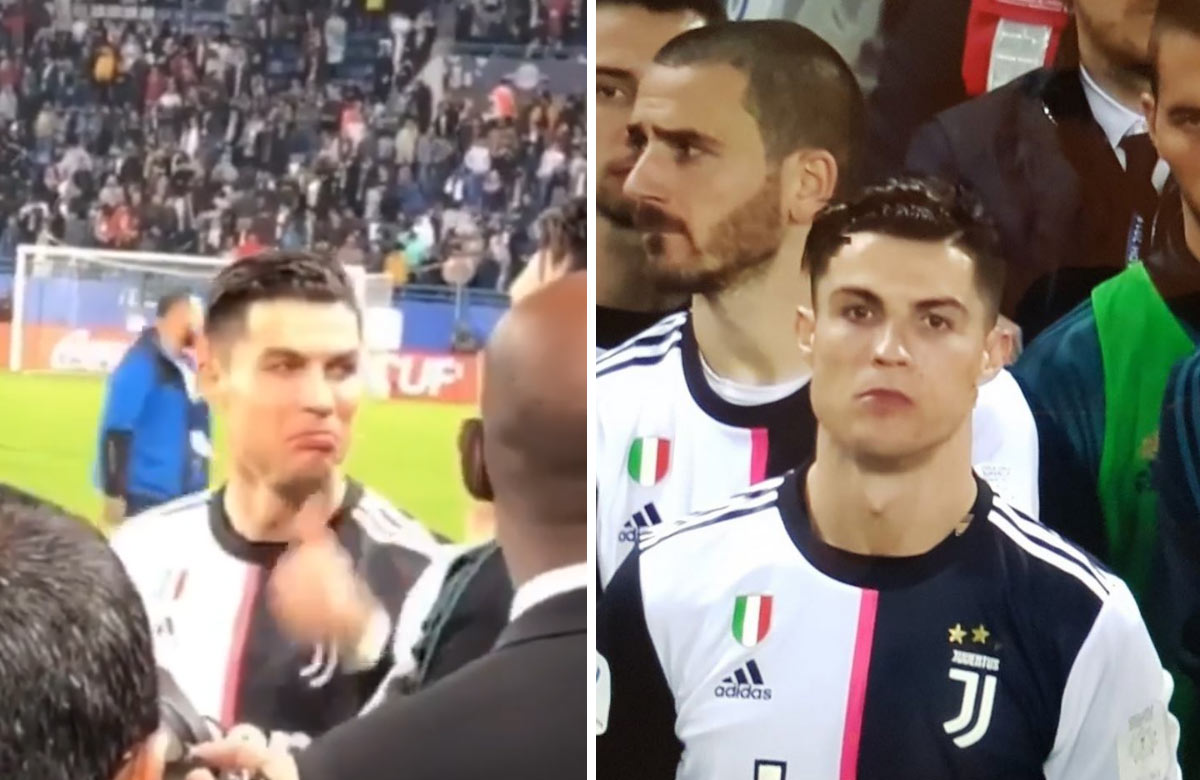 Fanúšikovia Lazia sa vysmievali Ronaldovi skandovaním mena Messiho (VIDEO)