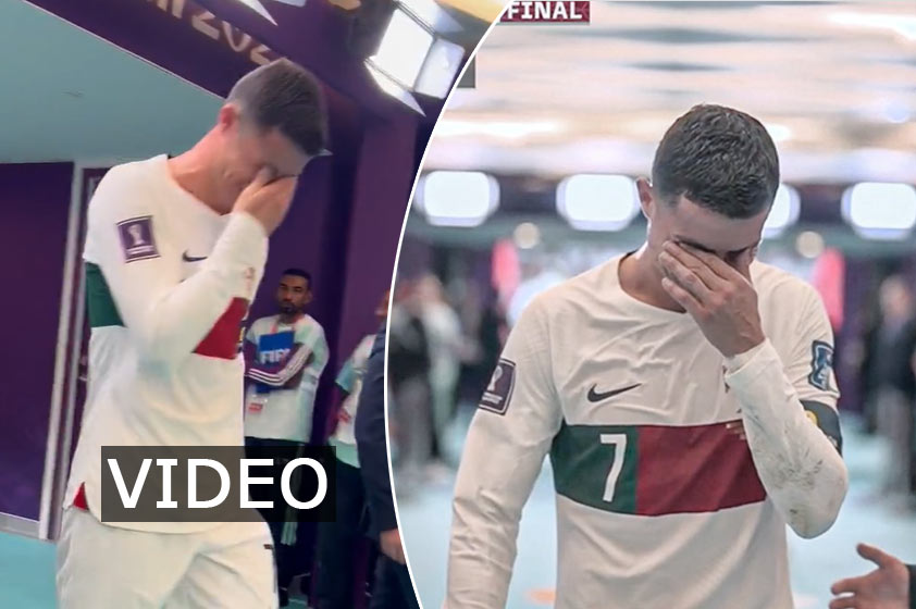 Cristiano Ronaldo sa rozplakal po vypadnutí Portugalska z Majstrovstiev Sveta