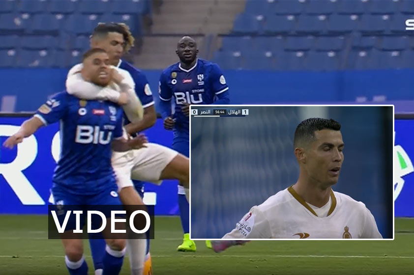 Mal byť Cristiano Ronaldo vylúčený? Smolný večer pre Portugalčana v Saudskej Arábii