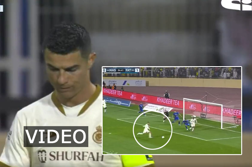 Smoliar Cristiano Ronaldo v zápase Al Nassru: Zahodená tutovka, neuznaný gól a brvno