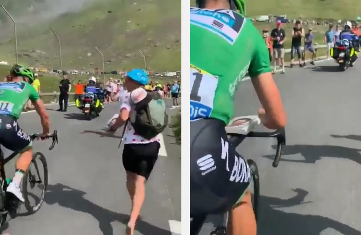 Neuveriteľný Peter Sagan sa počas náročného stúpania podpisoval fanúšikovi! (VIDEO)