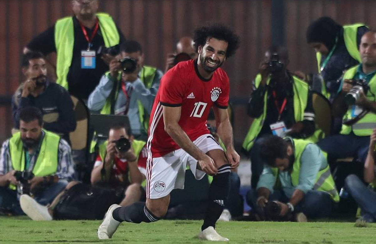 Mohamed Salah a jeho gól v zápase Egypta priamo z rohu (VIDEO)