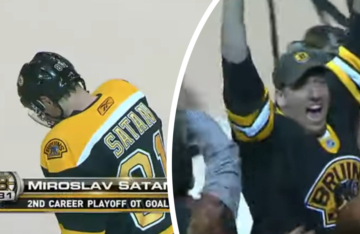 Keď Miro Šatan rozhodol play-off zápas medzi Bostonom a Buffalom (VIDEO)
