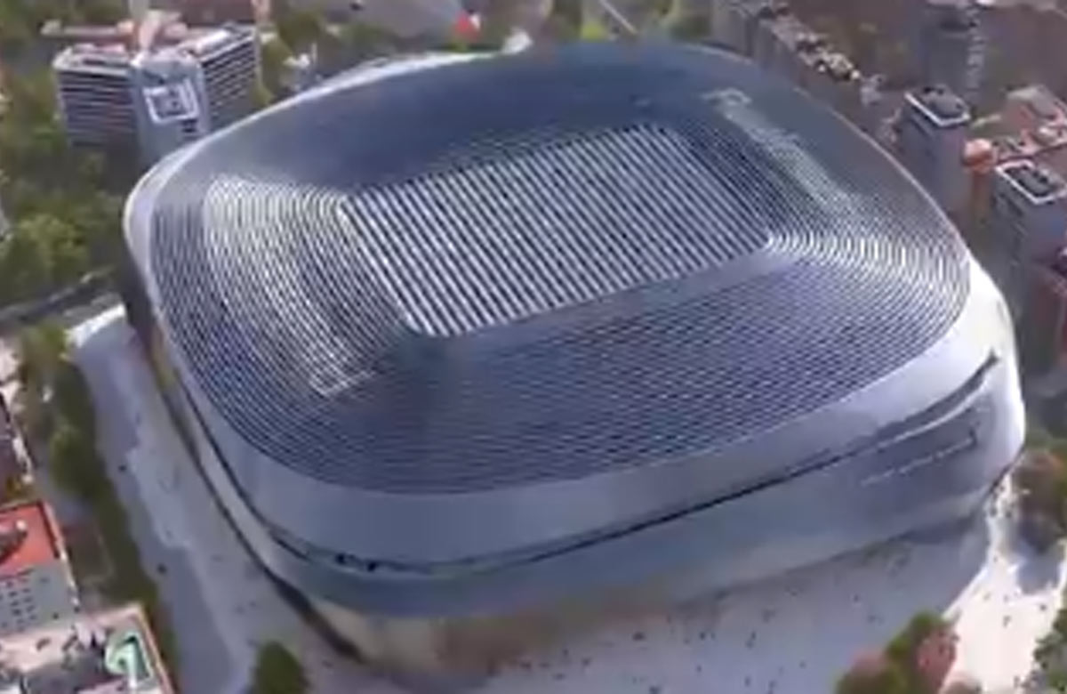 Real Madrid zverejnil úžasné zábery na nové Santiago Bernabéu (VIDEO)