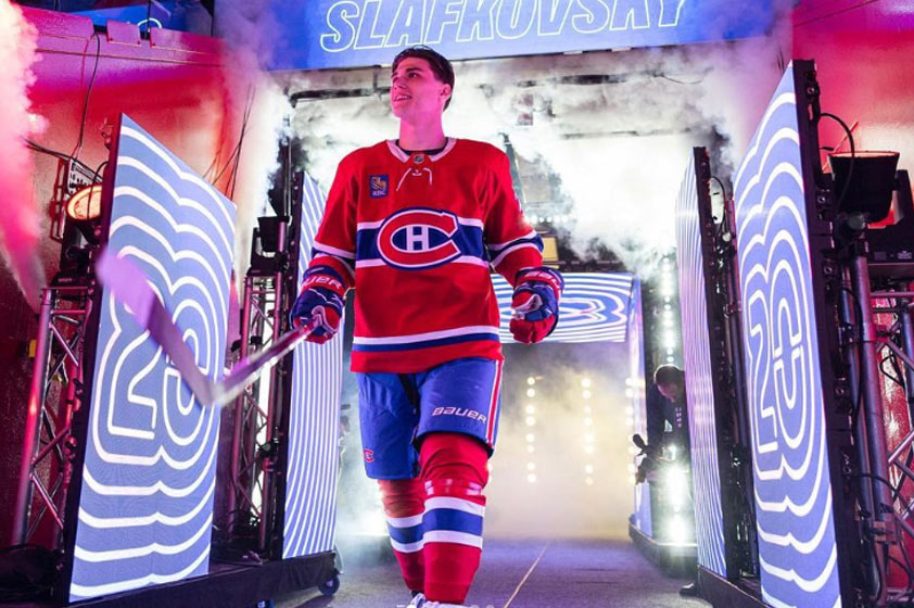 Montreal Canadiens zverejnil vtipný vstupný formulár Juraja Slafkovského