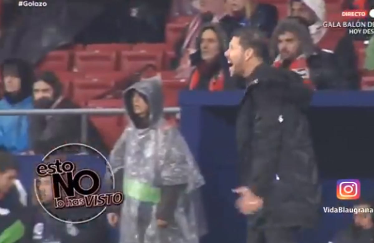 Diego Simeone tlieskal Messimu po jeho víťaznom góle nad Atleticom Madrid (VIDEO)