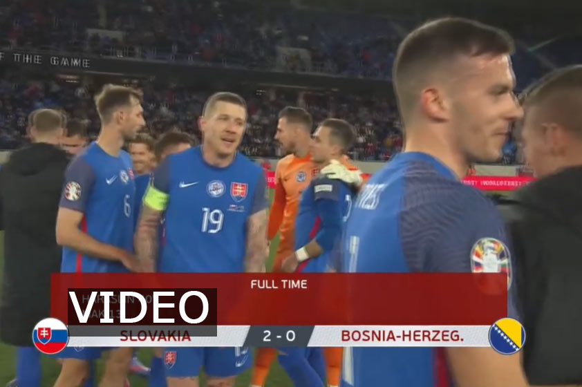 Slovensko si napravilo chuť. V Bratislave triumfuje nad Bosnou a Hercegovinou
