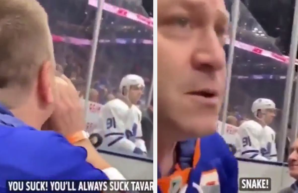 John Tavares sa nezmohol ani na slovo. Fanúšik Islanders mu počas pobytu na trestnej poriadne naložil! (VIDEO)