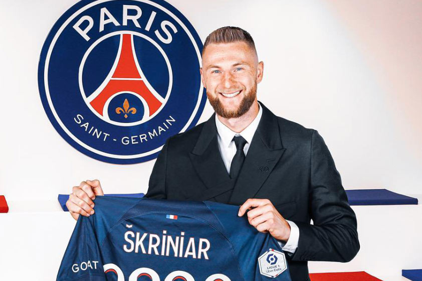 Milan Škriniar oficiálne novou posilou Paris Saint-Germain