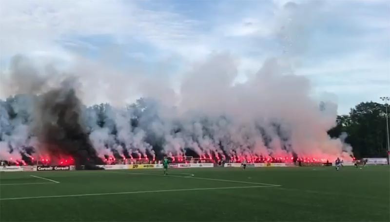 FC Petržalka a ich dnešné oslavy po postupe do 2. ligy (VIDEO)