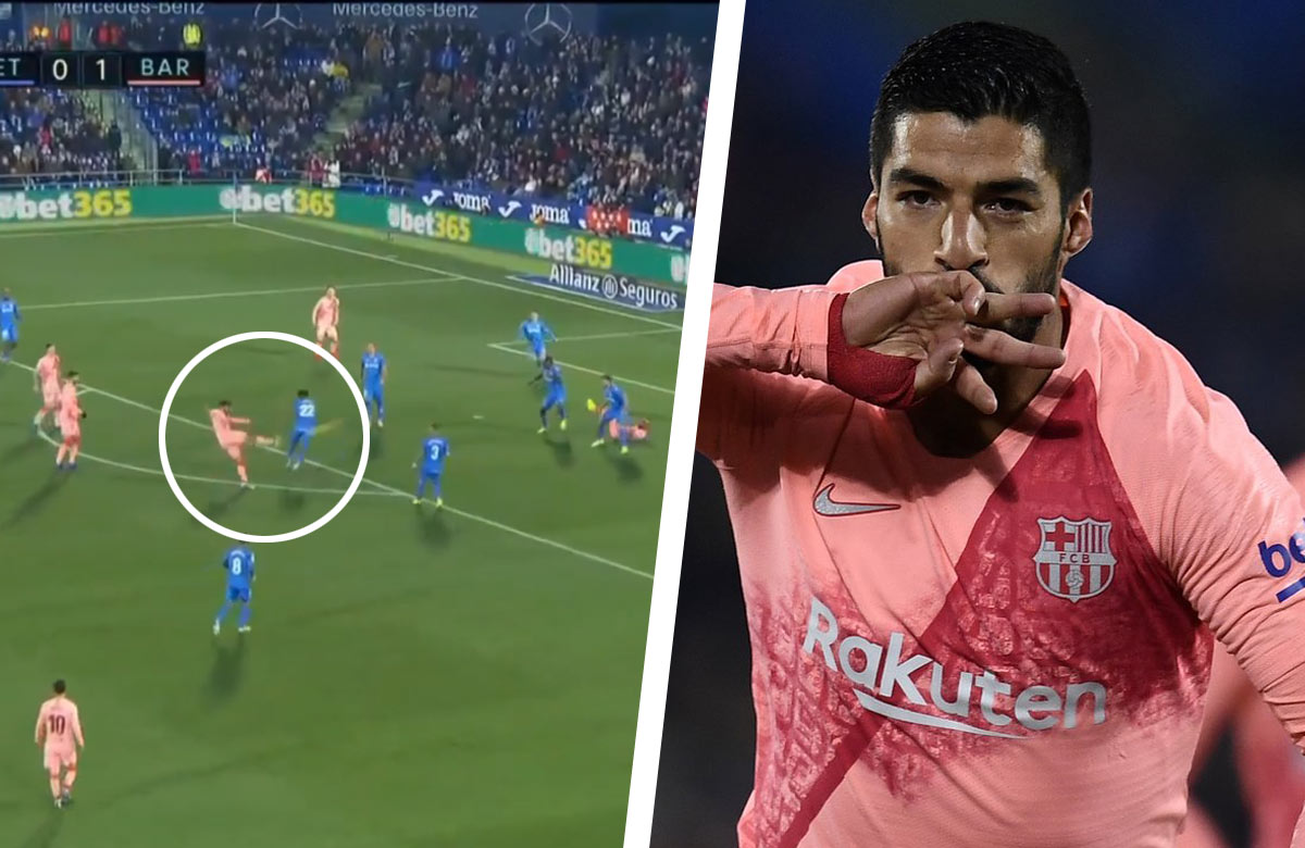 Luis Suarez a jeho parádny volej, ktorým rozhodol o triumfe Barcelony nad Getafe! (VIDEO)