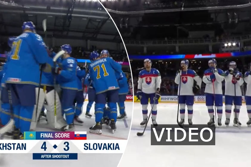 Slovensko prehralo s Kazachstanom po nájazdoch