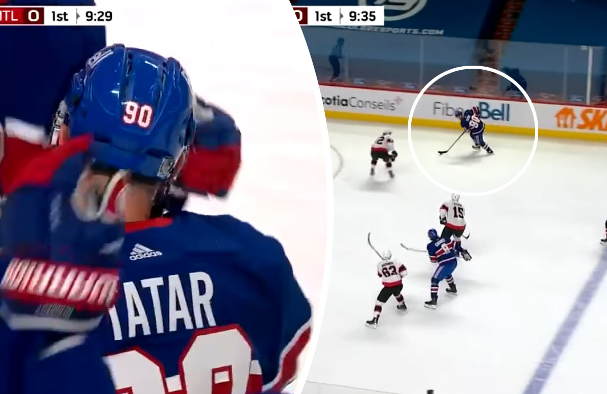 Skvelá robota Tomáša Tatara pri nočnom góle Montrealu (VIDEO)